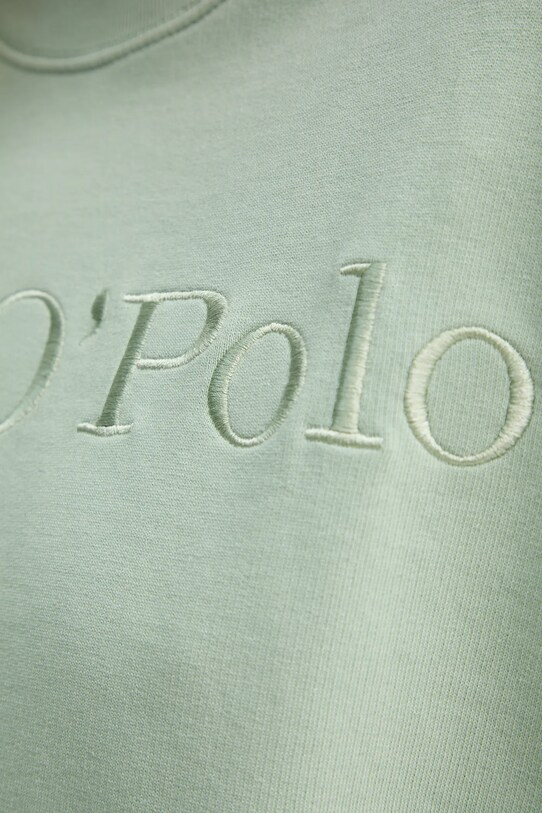 Marc O'Polo bluza bawełniana 502407354033 zielony
