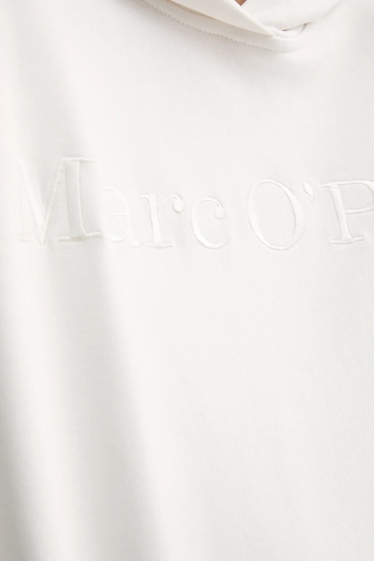 Bavlněná mikina Marc O'Polo 502407354165 bílá