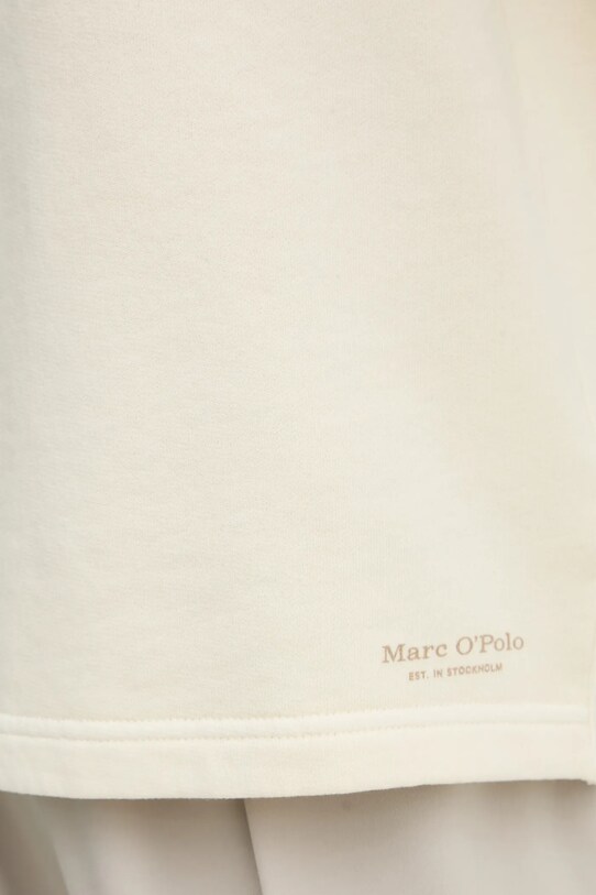 Памучна тениска Marc O'Polo 503417354139 бежов