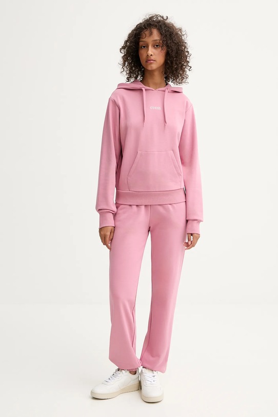 Guess bluza SOFIA O5RQ02.KCO31 różowy AW25