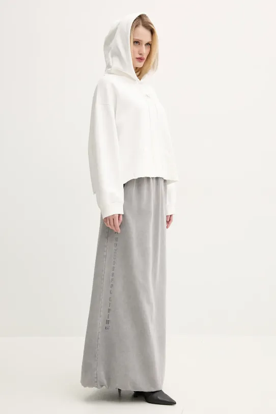 Bavlnená mikina MM6 Maison Margiela S52GU0235 biela SS25