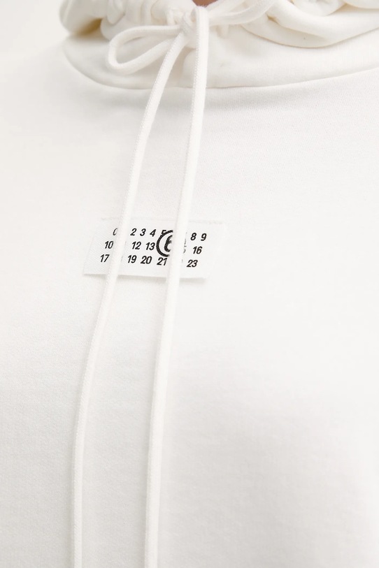 Bavlněná mikina MM6 Maison Margiela S52GU0235 bílá