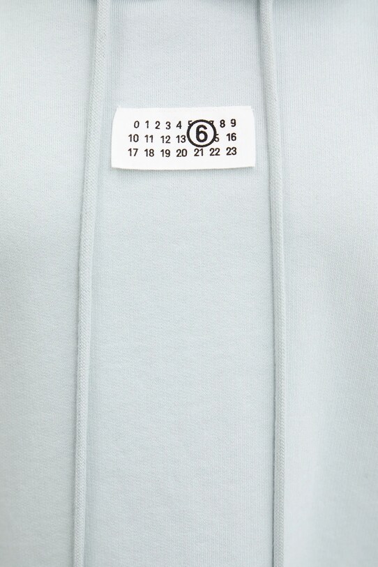 Bavlněná mikina MM6 Maison Margiela S52GU0235 modrá