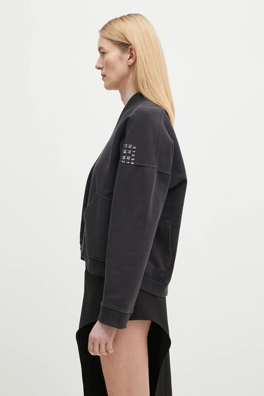 MM6 Maison Margiela cotton sweatshirt S52GU0239 black SS25