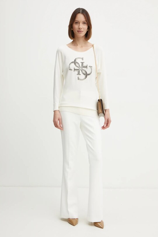 Svetr Guess EMERIE W5RR37.Z2NQ2 béžová SS25