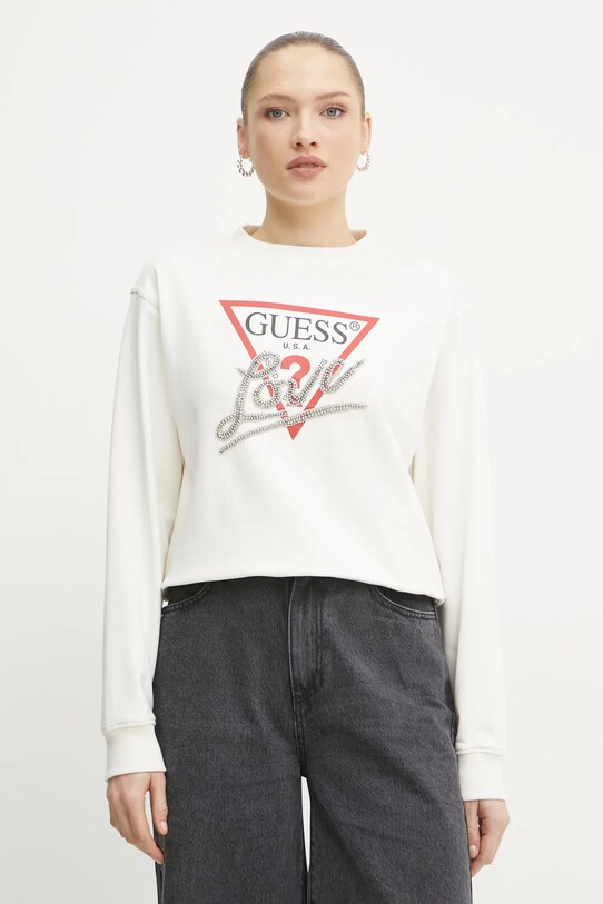 Кофта Guess без капюшона бежевый W5RQ04.KB683