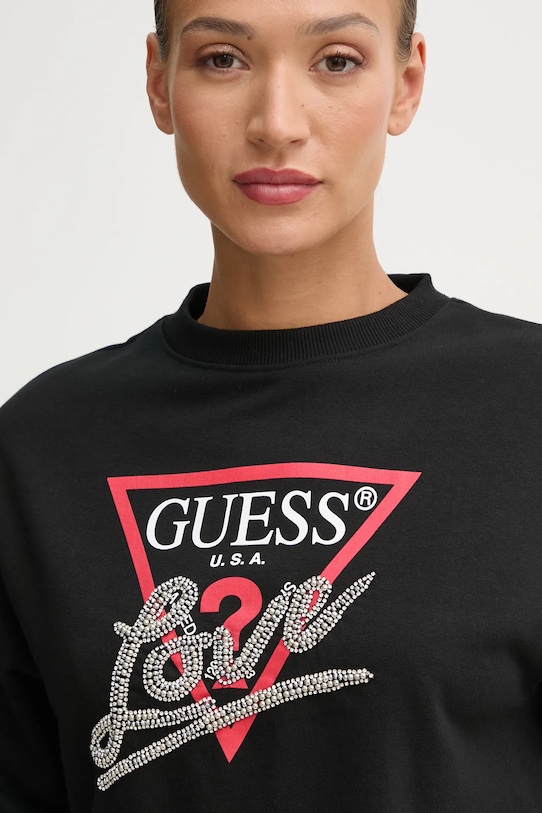 Mikina Guess čierna W5RQ04.KB683