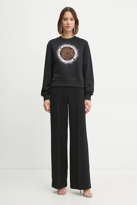 Mikina Guess W5RQ05.K7EX1 čierna SS25