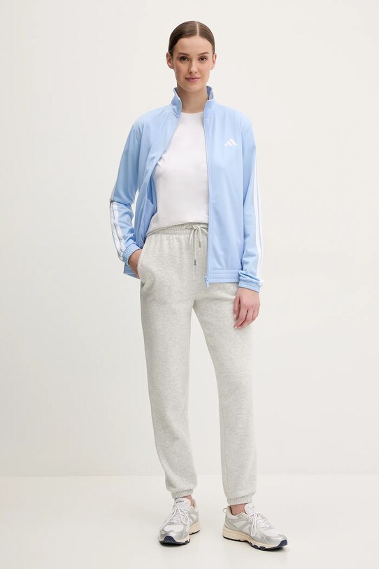 Кофта adidas W 3S TT TRIC JD4518 блакитний SS25