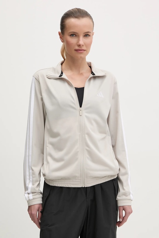 adidas felpa W 3S TT TRIC senza beige JD4521