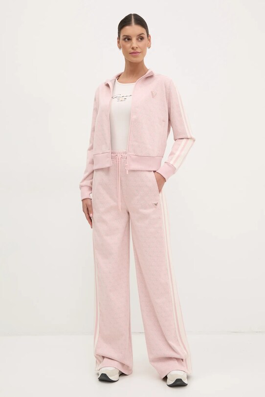 Mikina Guess JEAN V5RQ03.KCO90 ružová SS25
