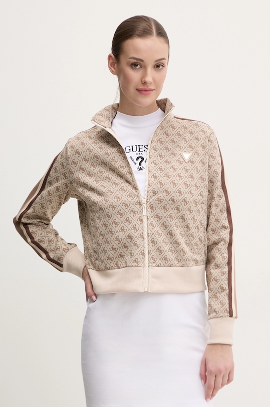 Dukserica Guess JEAN bez kapuljače bež V5RQ03.KCO90