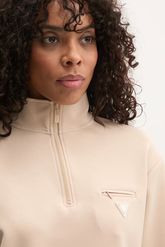 Guess bluza OLYMPE beżowy V5RQ10.KCAY2