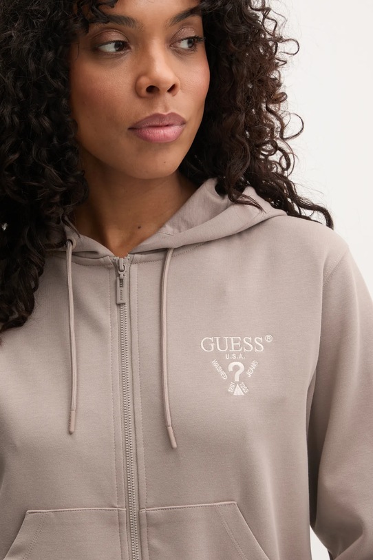 Guess bluză ROBERTA maro V5RQ20.KC3D2