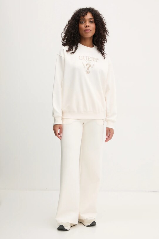 Guess bluza ROBERTA V5RQ12.KC3D2 beżowy SS25