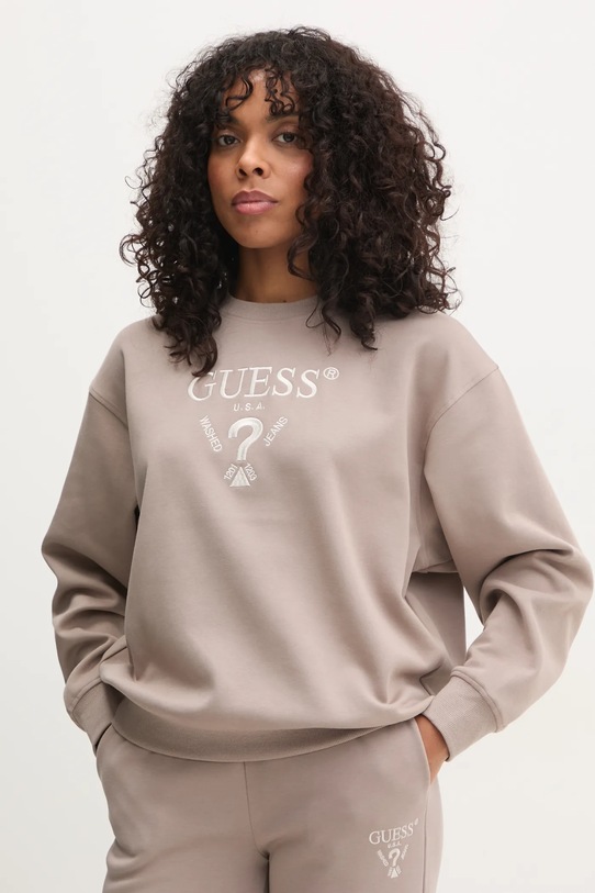Кофта Guess ROBERTA без капюшона бежевый V5RQ12.KC3D2