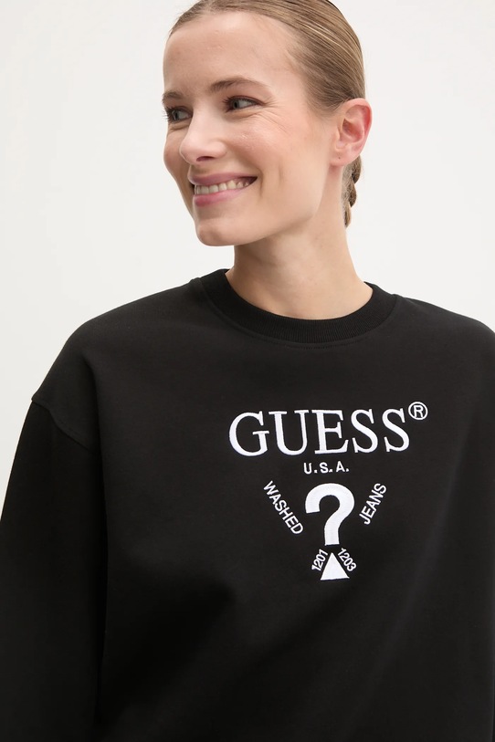 Guess bluza ROBERTA czarny V5RQ12.KC3D2