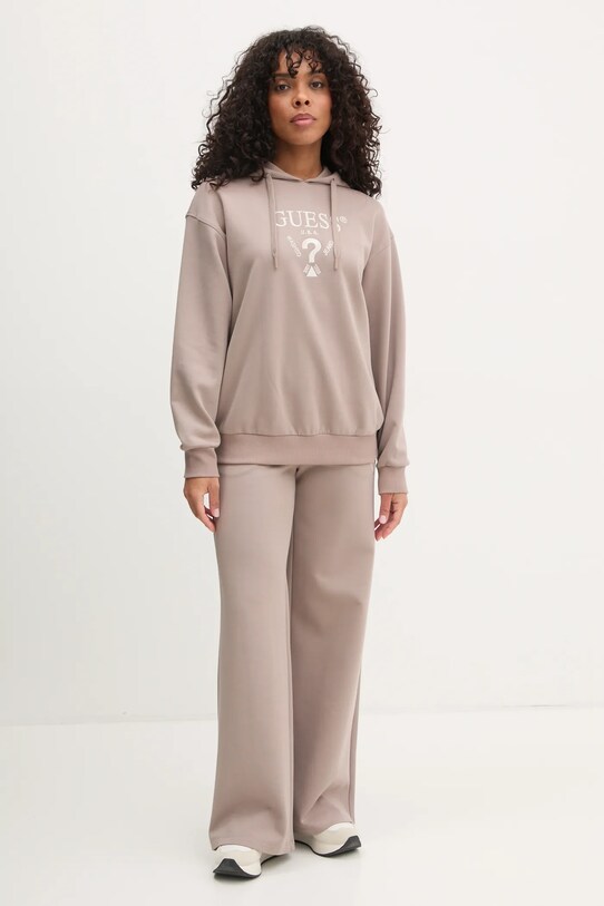 Guess bluza ROBERTA V5RQ11.KC3D2 brązowy SS25
