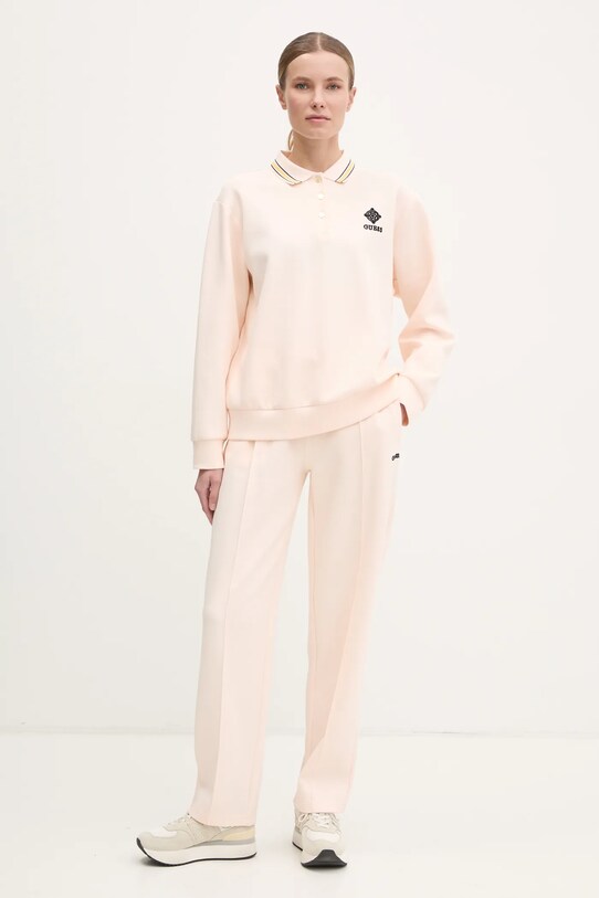 Guess bluză MARGARET V5RQ01.KCLD1 roz SS25