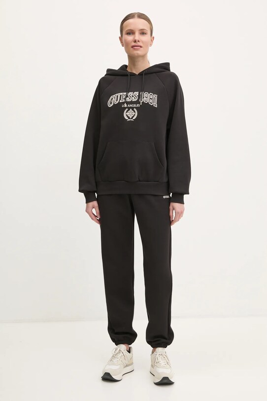 Guess bluză MARGARET V5RQ02.KCLD1 negru SS25