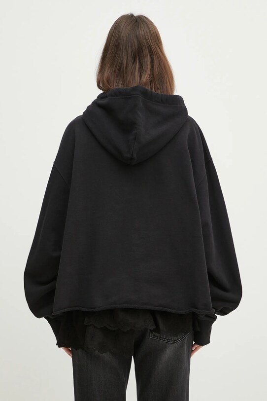 Îmbrăcăminte MM6 Maison Margiela hanorac de bumbac S62GU0136 negru