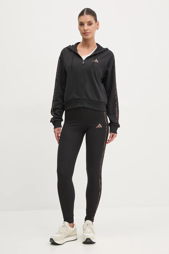 adidas felpa Essentials Animal JM5893 nero SS25