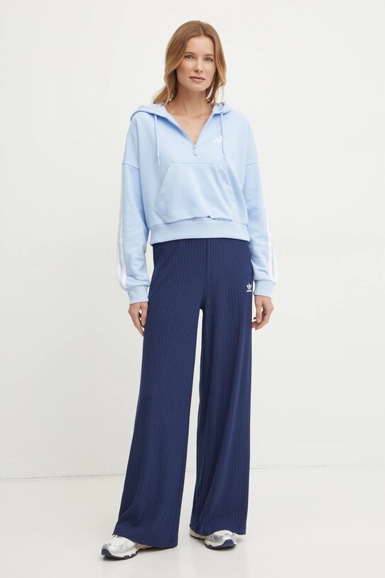 adidas bluza Essentials JN1945 albastru SS25