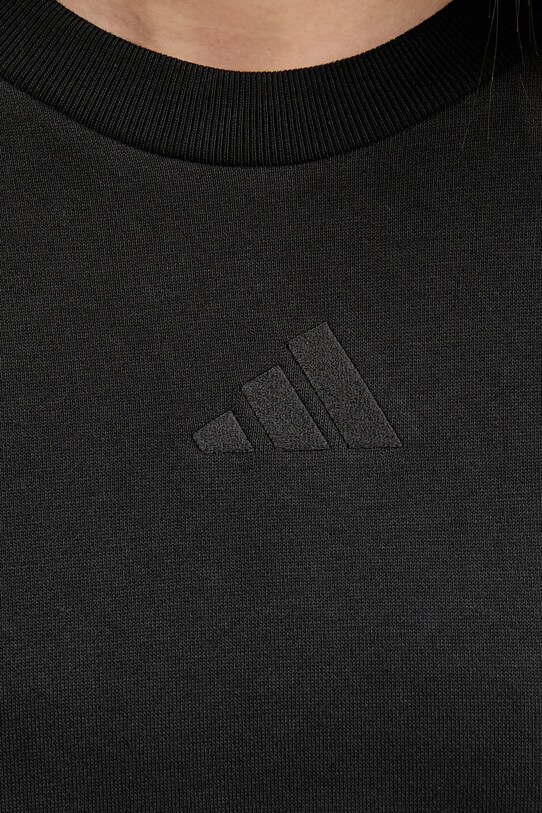 Βαμβακερή μπλούζα adidas ALL SZN JJ1259 μαύρο