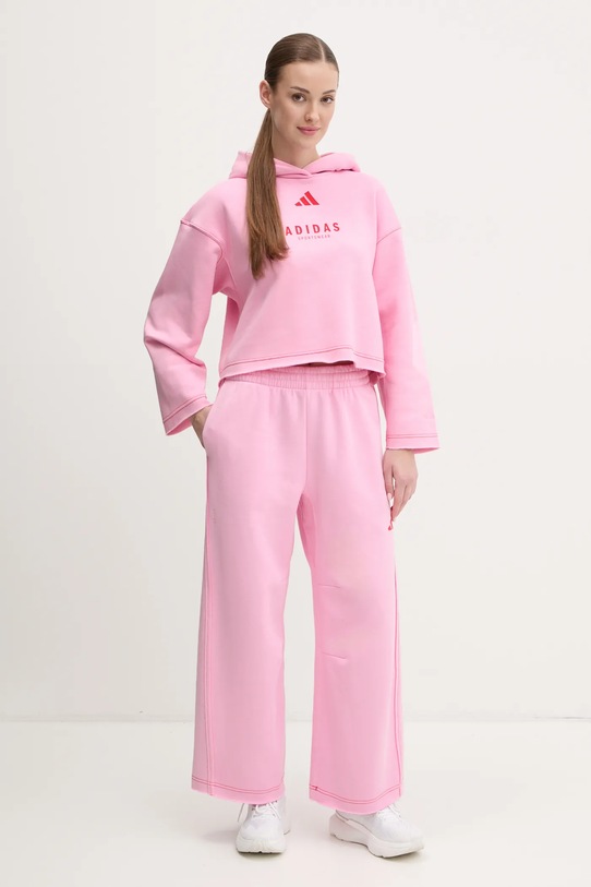Mikina adidas ALL SZN Graphic JJ4519 ružová SS25