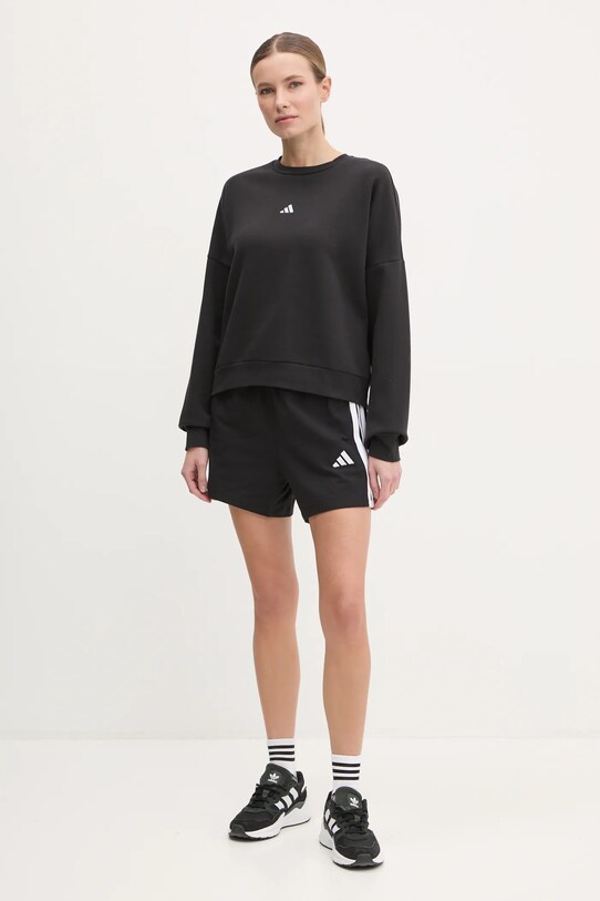 adidas bluză Essentials JC5932 negru SS25