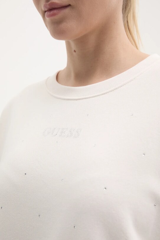 Guess bluza RHINESTONES V5RQ08.KCLJ0 beżowy