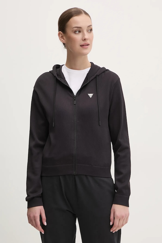 Кофта Guess MARTINA с капюшоном чёрный V5RQ07.Z3M50
