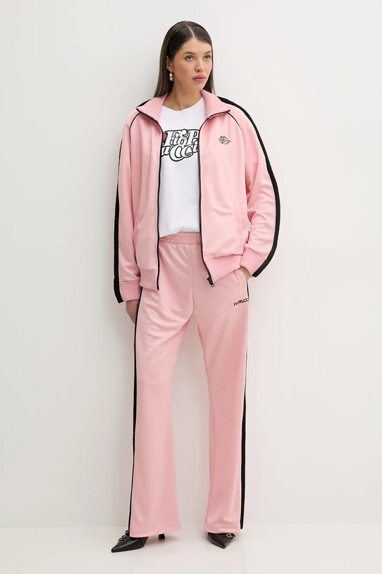 Mikina Fiorucci Puffy Piping Angel Track Sweatshirt U02SPSZI270PL01PN02 ružová SS25