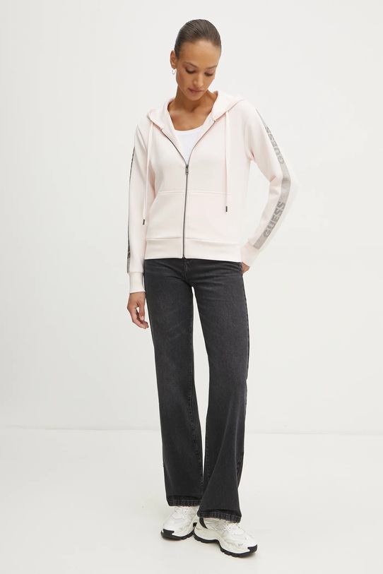 Mikina Guess W5RQ03.KBYE2 růžová SS25