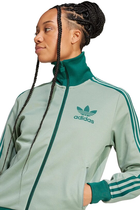 Одежда Кофта adidas Originals Clastic Tracktop JC5809 бирюзовый