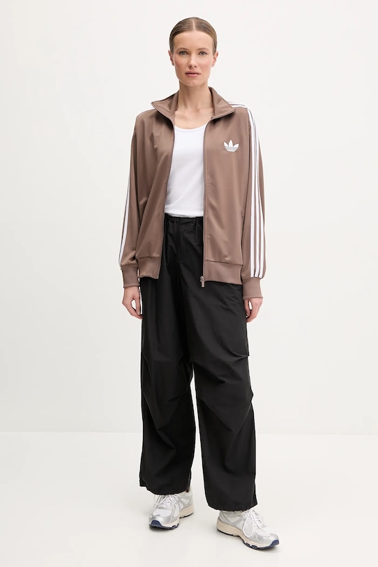 adidas Originals felső Firebird JC8253 barna SS25