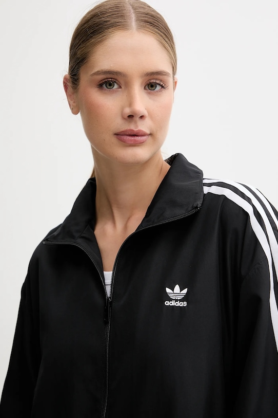 adidas Originals bluză OVERSIZED TT negru JD3392