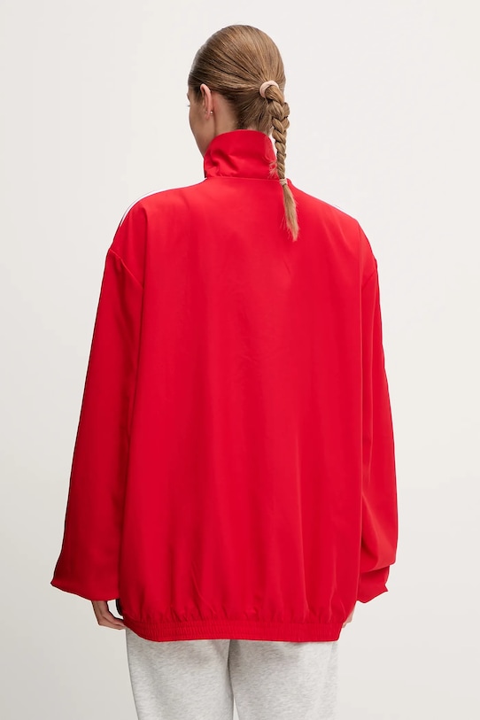 Îmbrăcăminte adidas Originals bluză Oversized Tracktop JD3393 rosu