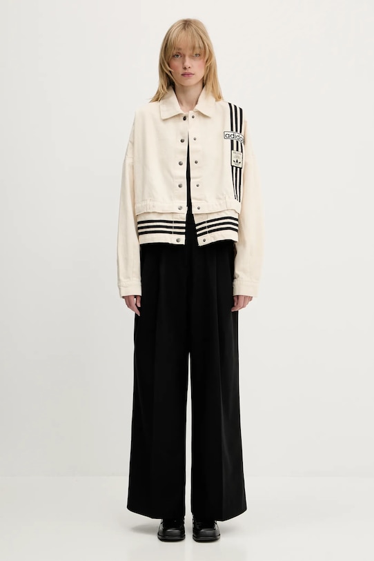 adidas Originals geacă jeans Denim Track Top JD5617