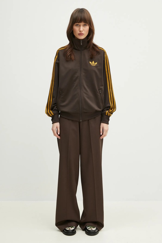 adidas Originals sweatshirt Firebird JP2297 brown