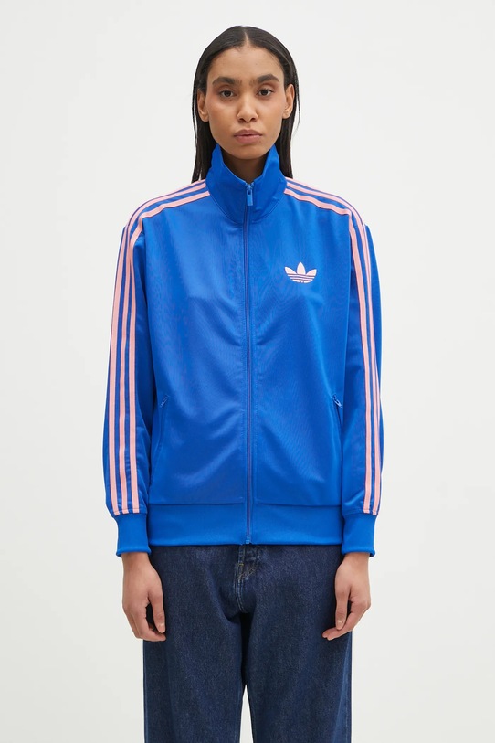 adidas Originals bluza Firebird aplikacja niebieski JP2301