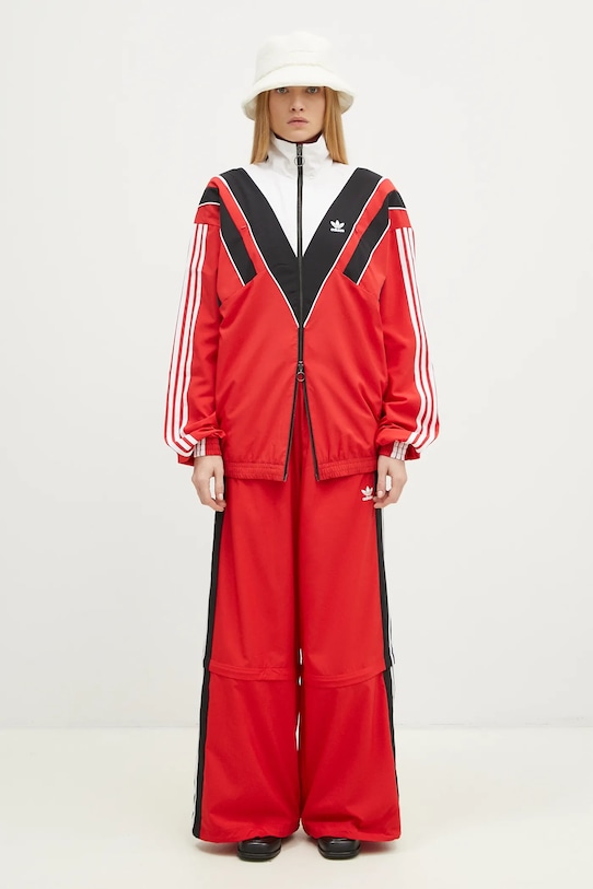 adidas Originals bluza Rasant Tracktop JW9741 czerwony