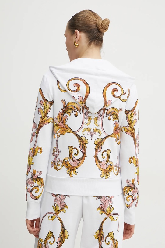 Oblačila Bombažen pulover Versace Jeans Couture 78HAI3P6.FS192 bela