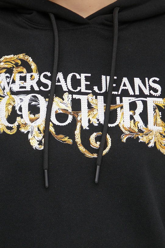 Versace Jeans Couture hanorac de bumbac 78HAIC05.CF00C negru