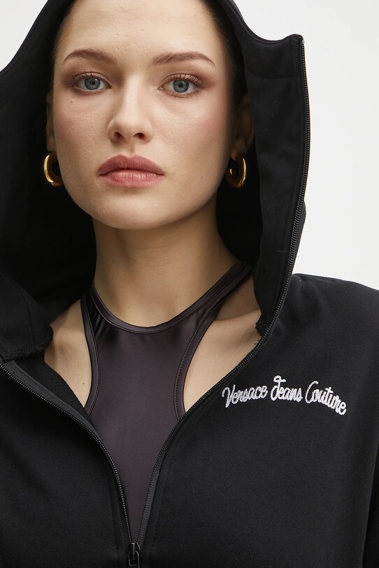 Bavlnená mikina Versace Jeans Couture 78HAIC08.CF00C čierna