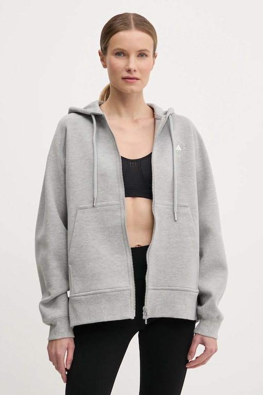 adidas by Stella McCartney bluza melanj gri JI5159