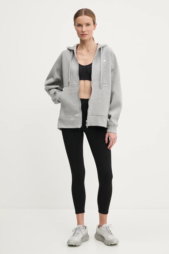 adidas by Stella McCartney bluza JI5159 gri SS25