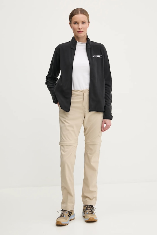 Sportovní mikina adidas TERREX Essentials JP0800 černá SS25