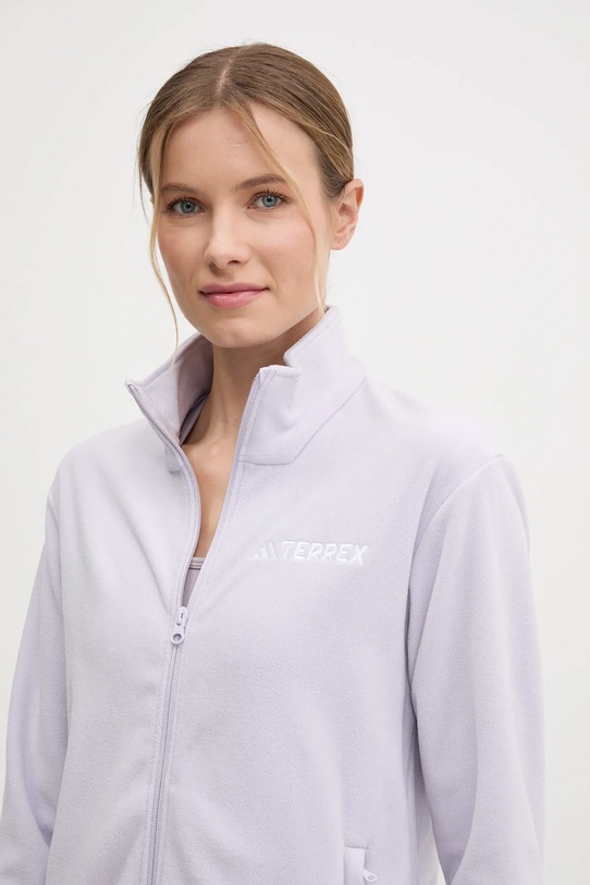 Sportovní mikina adidas TERREX Essentials fialová JP1453