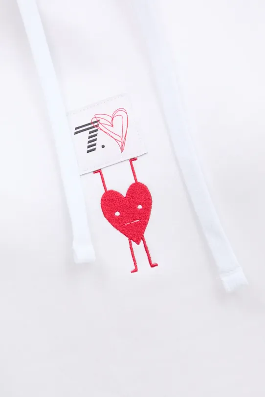 Dukserica EA7 Emporio Armani AF12116.7X000043 bijela